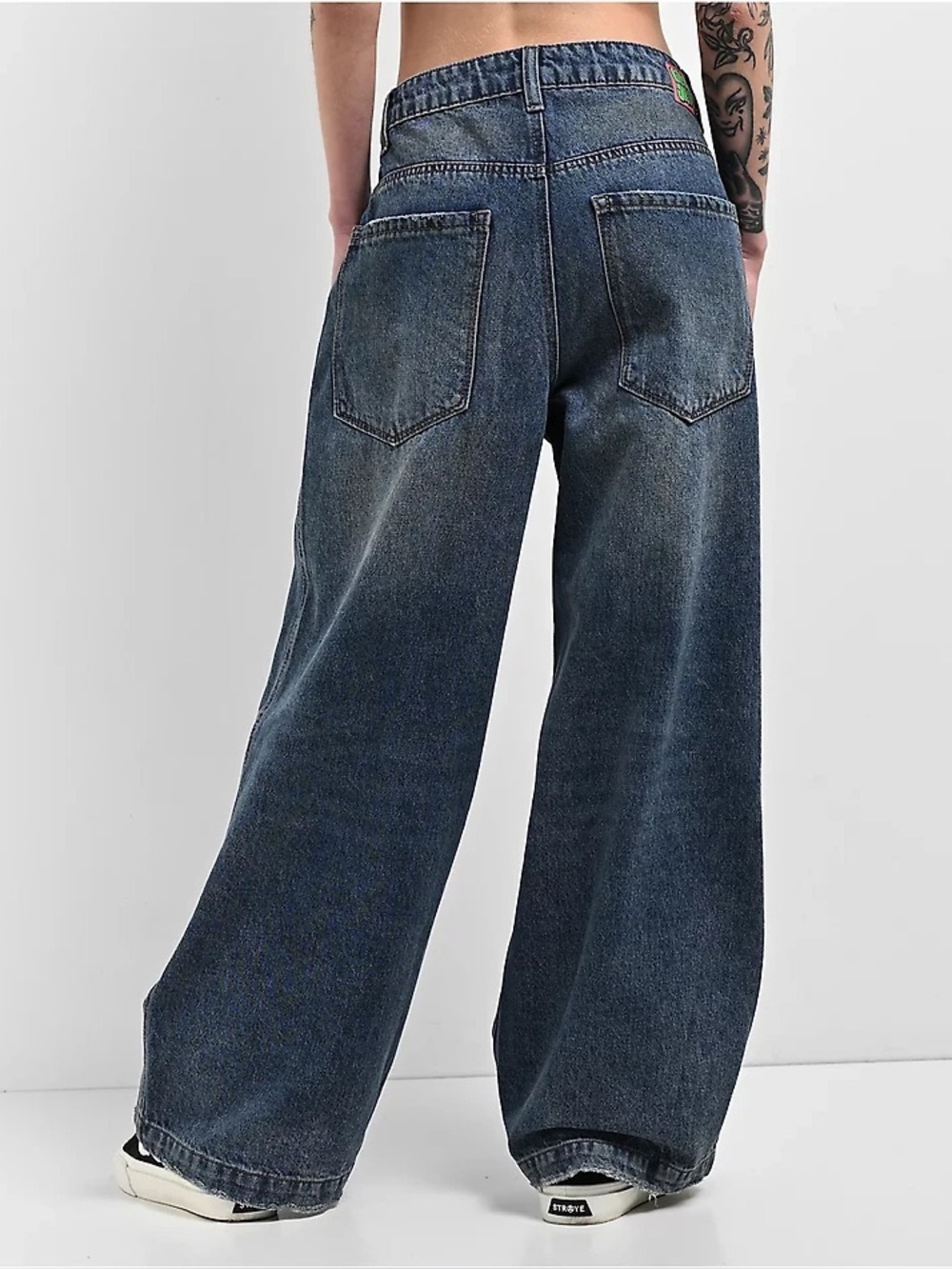 Empyre Wide Leg Jeans Baggy Loose 100% Cotton Womens size 32